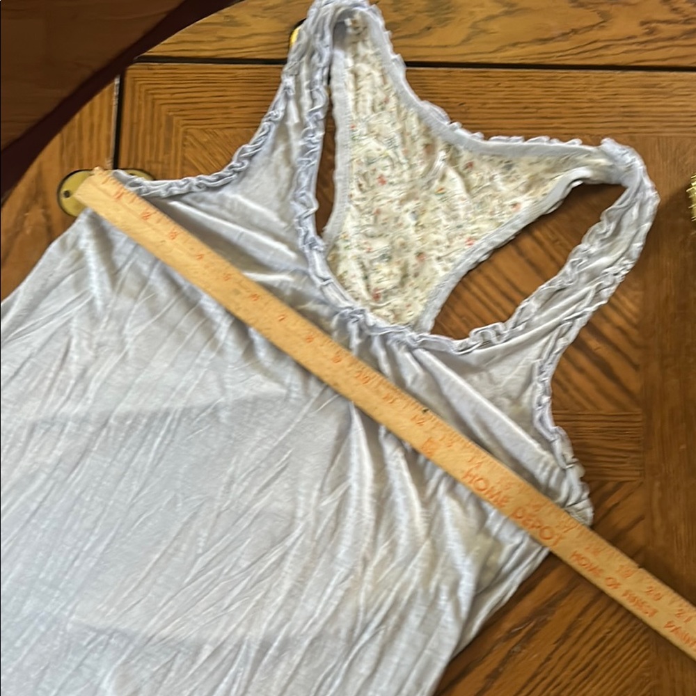 Light Blue Racer Back Tank Top - Picture 8 of 11